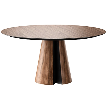 Modern Tottenham Round Dining Table 3D model image 1 