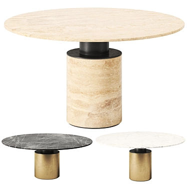 Modern Creso Dining Table Acerbis 3D model image 1 
