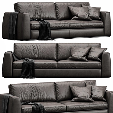 Modern Designer Sofa Andy by CTS 3D model image 1 