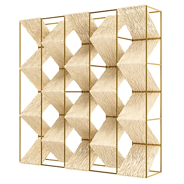 Metal-Weave Wool Wall Art 3D model image 1 