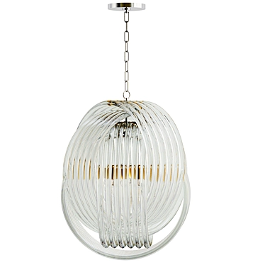 Elegant Marco Polo Pendant Light 3D model image 1 