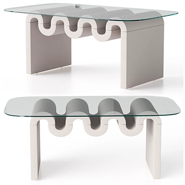 Modern Aria Coffee Table Urban 3D model image 1 