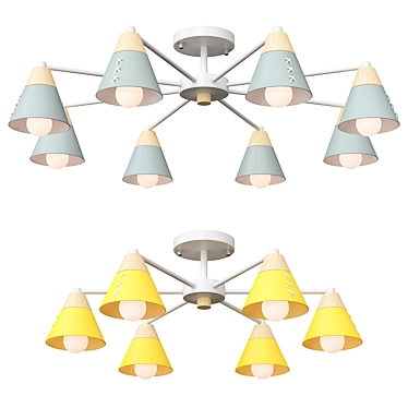 Designer Lac Lighting Fixture 3D model image 1 