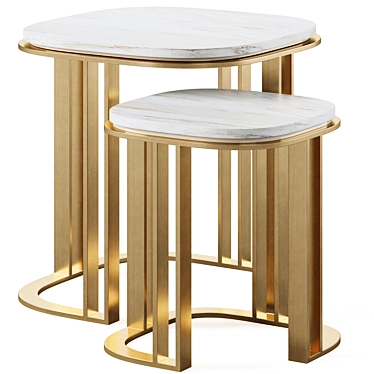 Modern Minimalist Side Table TARTU 3D model image 1 