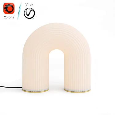 Modern Vuelta Table Lamp 3D model image 1 