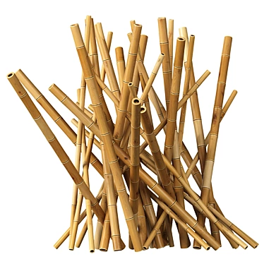 Geometric Polygon Decor Set with Textures 3D model image 1 