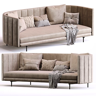 Modern Elegance Torii Sofa: Minotti 3D model image 1 