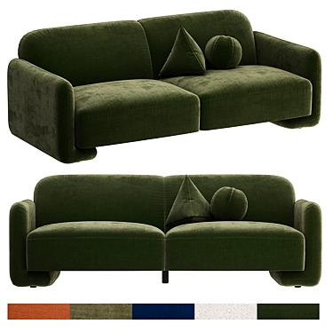 Balzac Paris X LRI Sofa 3D model image 1 