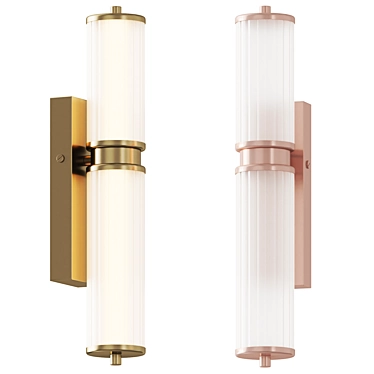 Elegant Miami Wall Lamp 3D model image 1 