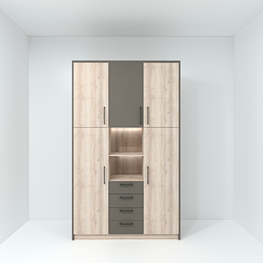 Wardrobe 3-door