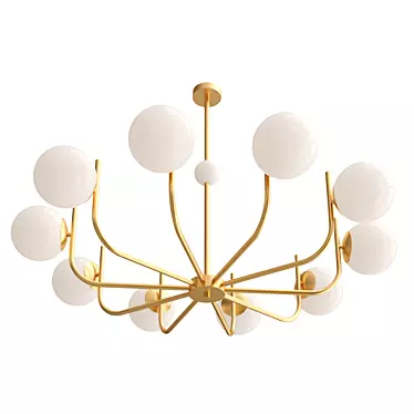 Modern Rendezvous Pendant Chandelier 3D model image 1 