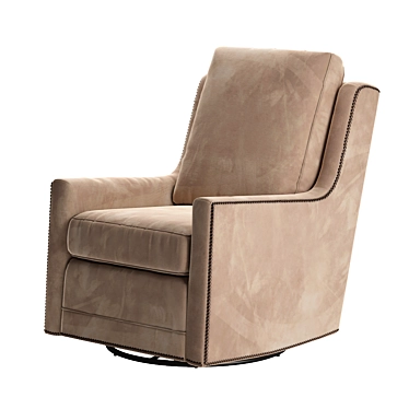 Elevate Your Space With Smith Brothers Swivel Chair 3D model image 1 