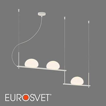 Eurosvet Stair Pendant Light 3-Lamp 3D model image 1 