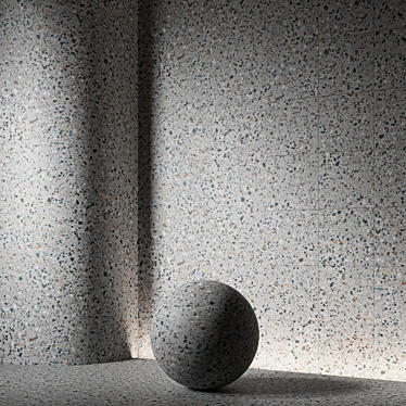 Seamless Stone Ceramic 3D Texture 3D model image 1 