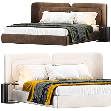 Contemporary Angelo Bed 2015 Model 3D model image 1 