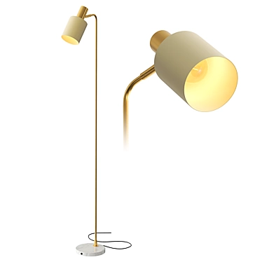  Modern Vray Flin Lamp 3D model image 1 