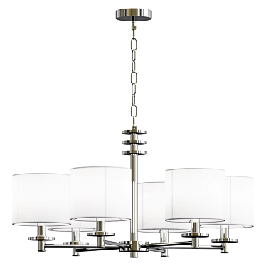 Elegant Escada Novella Chandelier Model 3D model image 1 