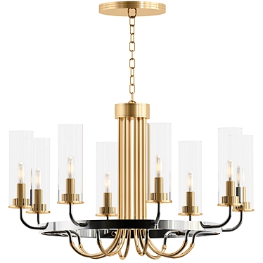 Alec Bass Chandelier Modeller Venumblack 3D model image 1 