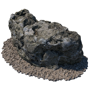 Landscape Stone Set for Park 3D model image 1 