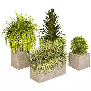 Garden Plant Set No.22 3D model image 1 