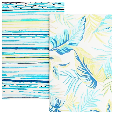 Carpet Set with Textures 3D model image 1 