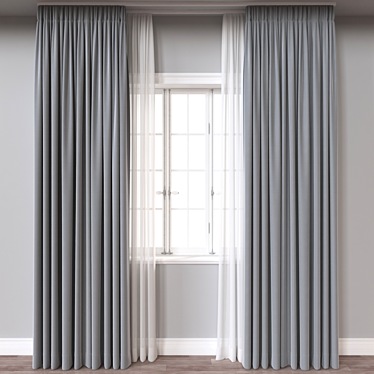 Versatile Curtain Model for 3D 3D model image 1 