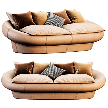 Giovannetti TANGERI Modern Sofa 3D model image 1 