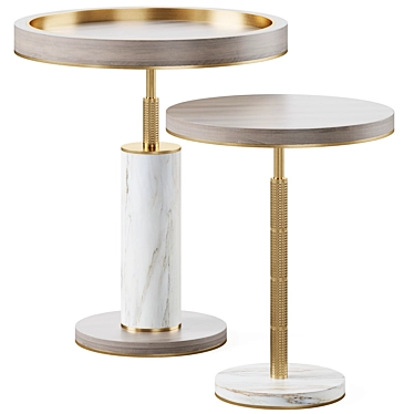  Modern SEATTLE Side Table 3D model image 1 