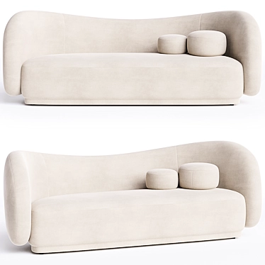 Contemporary Diane Sofa 2014 Model 3D model image 1 