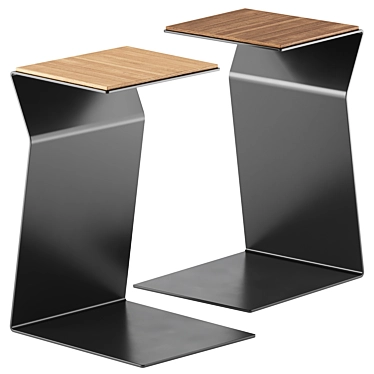 Lolo Metal Side Table by Maison Corbeil