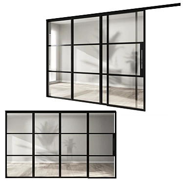 SmartSystems Sliding Doors Set 3D model image 1 