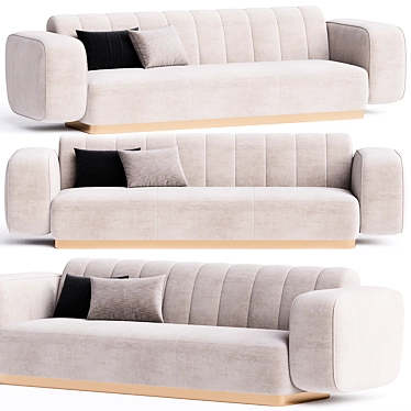 Chic 2014 Novak Sofa 3D model image 1 