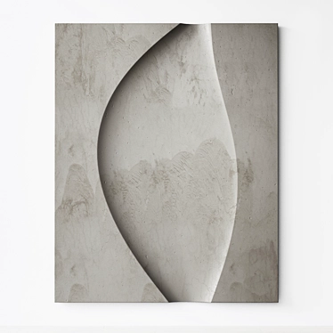 Abstract Relief Composition: Customizable, Light 3D model image 1 