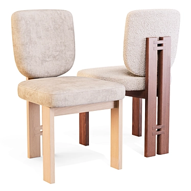 Sydney Dining Chairs, Set of 2 3D model image 1 