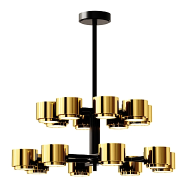 Jalen Two-Tier Chandelier 89438 3D model image 1 