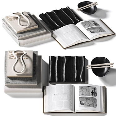 Decorative Set for Coffee Table 35 3D model image 1 