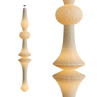 Isamu Noguchi Akari E Corona 3D model image 1 