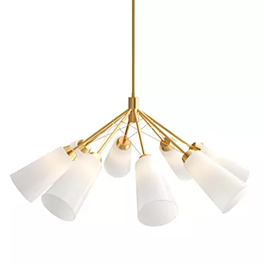 Elegant KNOSPE 2357-8P Chandelier 3D model image 1 