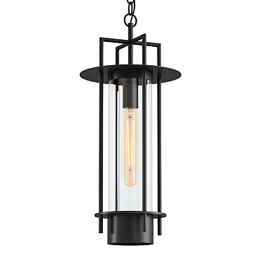 Modern Troy Pendant Light Fixture 3D model image 1 