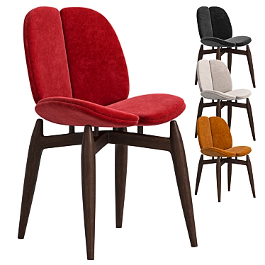 Modern Pulp Chair in Ash 3D model image 1 