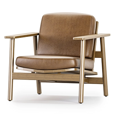 Contemporary Riva Armchair Design 3D model image 1 