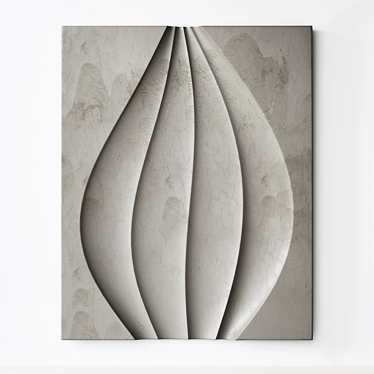 Abstract Relief Composition. Customizable. 3D model image 1 