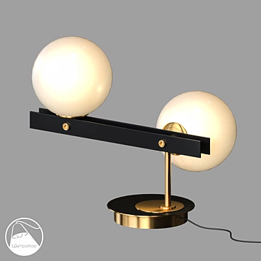 Modern Visard A Table Lamp 3D model image 1 