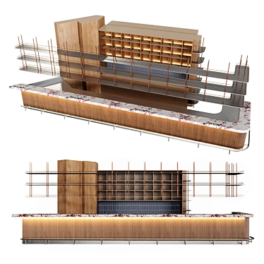 Translation: Bar Counter

Modern Bar Counter Design 3D model image 1 