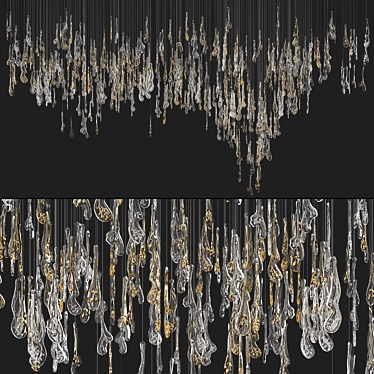 Herbarium Icon Chandelier 3D Model 3D model image 1 