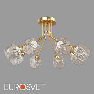 Eurosvet 30164/8 Marci Ceiling Light 3D model image 1 