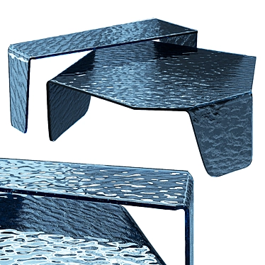 Modern Arketipo Chimera Glass Furniture 3D model image 1 