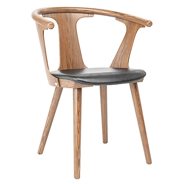 Modern SK2 Dining Chair Upholstered 3D model image 1 