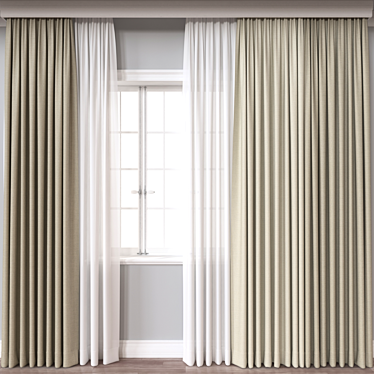  Curtain 618 3D Model 3D model image 1 