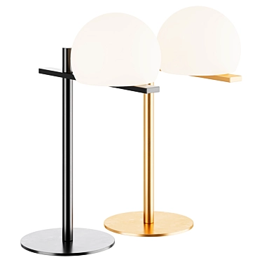 Modern Estiluz Circ Table Lamp 3D model image 1 